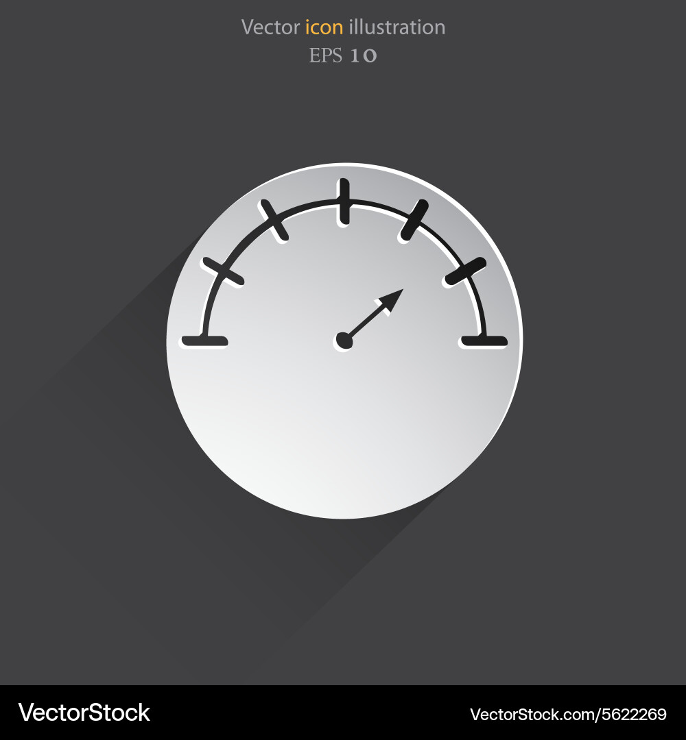 Manometer web icon vector image