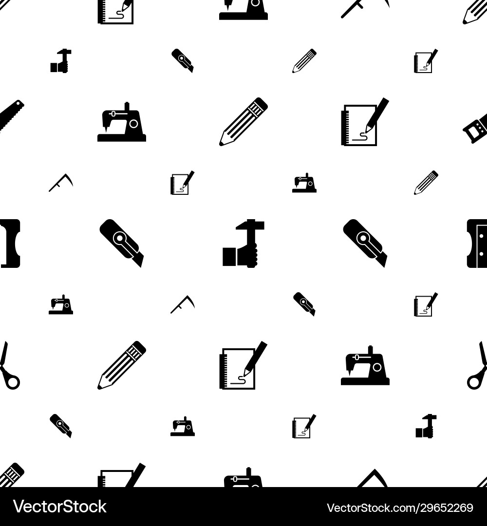 Sharp icons pattern seamless included editable vector image