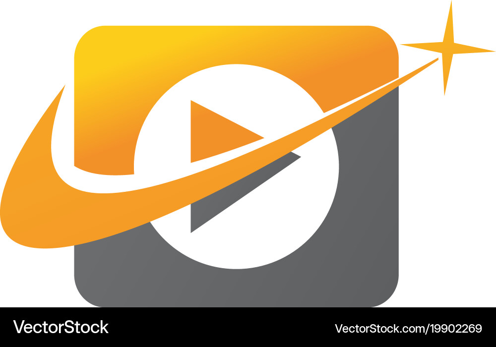 Video document tutorial location vector image