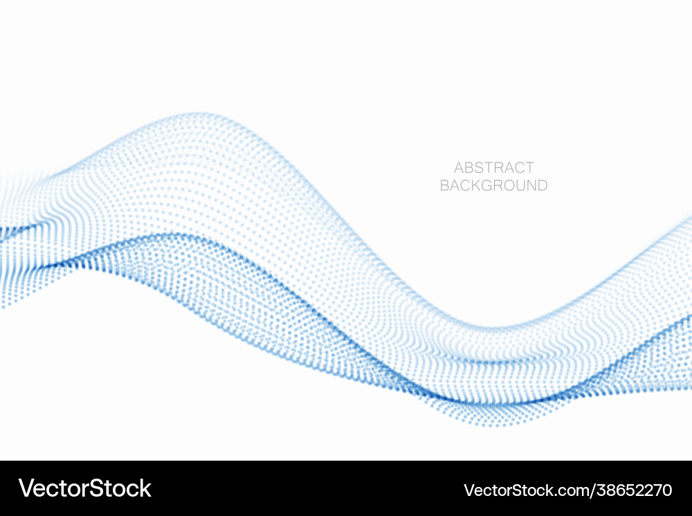 Digital Wave Technology Background Vector Image