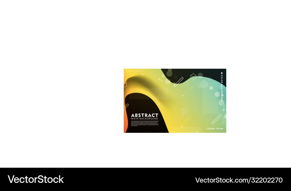 Dynamic wave background modern gradient color Dynamic wave background modern gradient color vector image