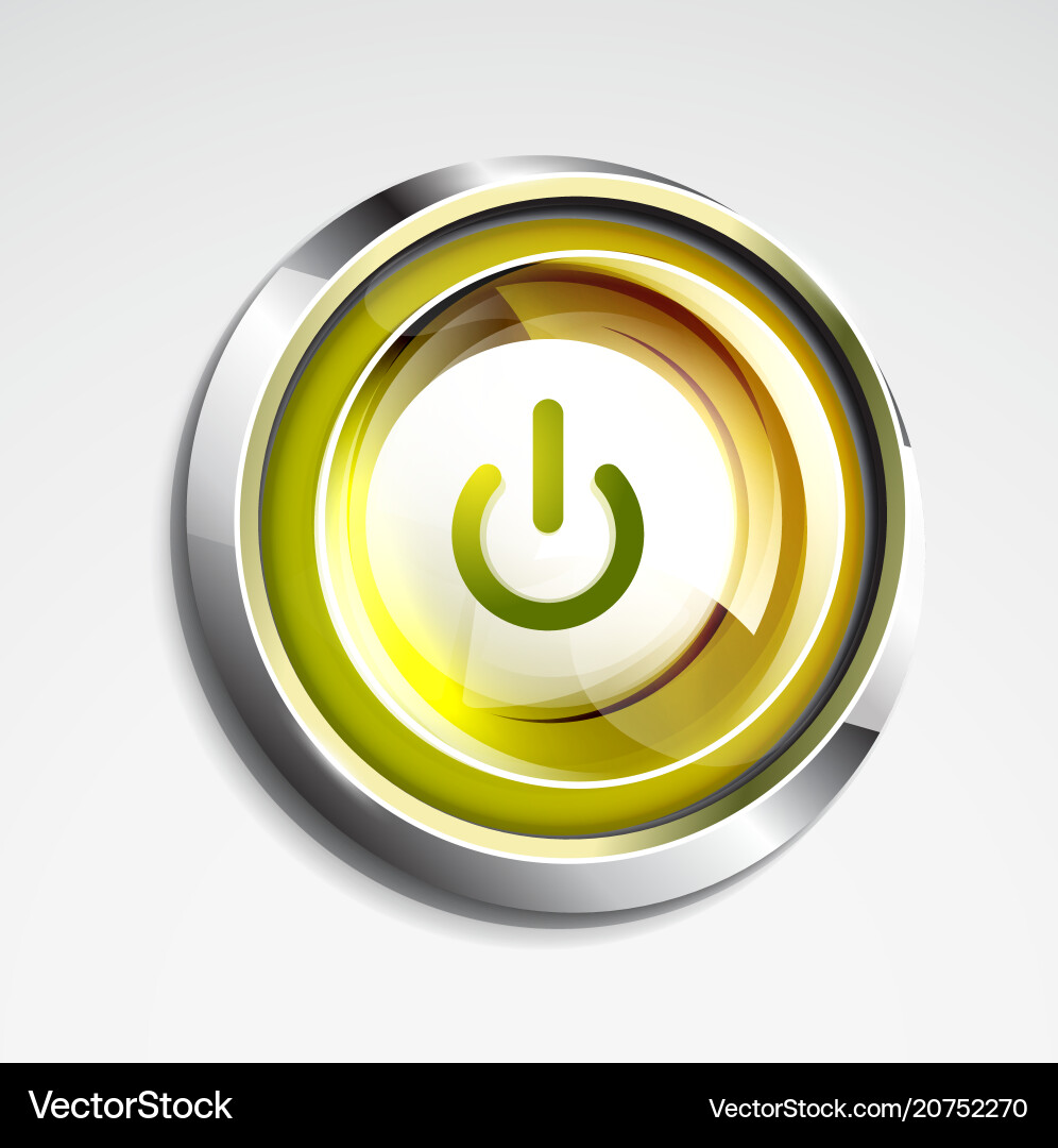 Power Button Technologie Logo Digital Art Techno Power Button Technologie Logo Digital Art Techno vektorbild