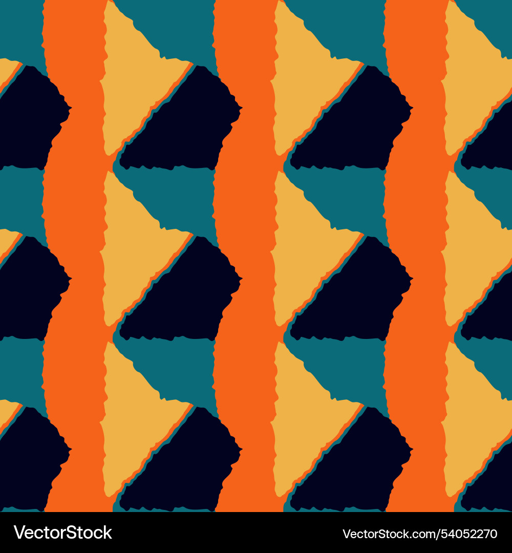 Seamless pattern with the simple geometrical Seamless pattern with the simple geometrical Vector Image
