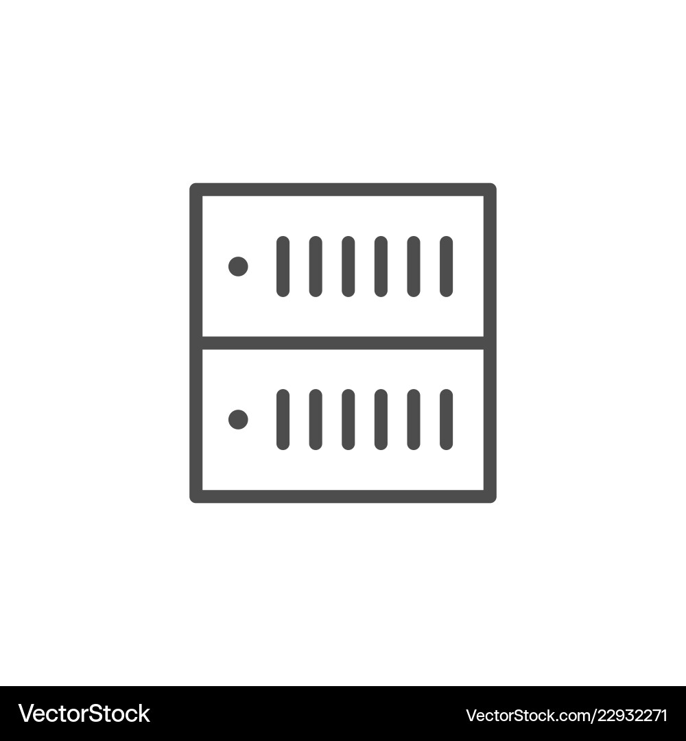 Artificial lashes for extension line icon Vector Image