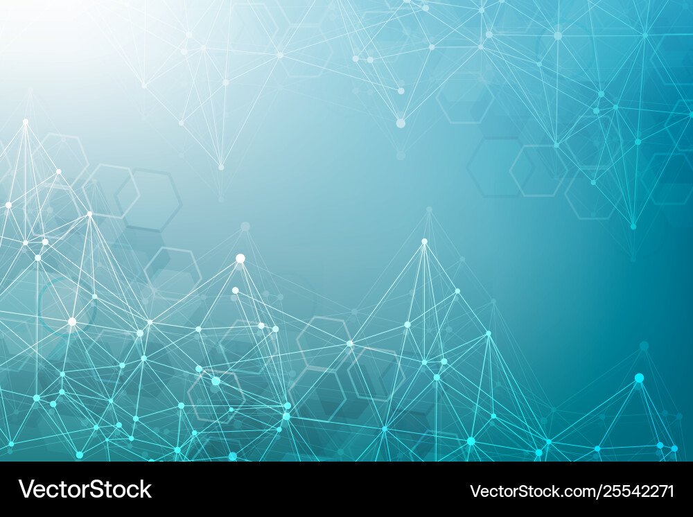 Geometric abstract background with connected line Geometric abstract background with connected line vector image