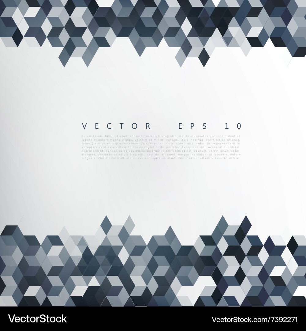 Geometric Hexagonal Pattern vector image