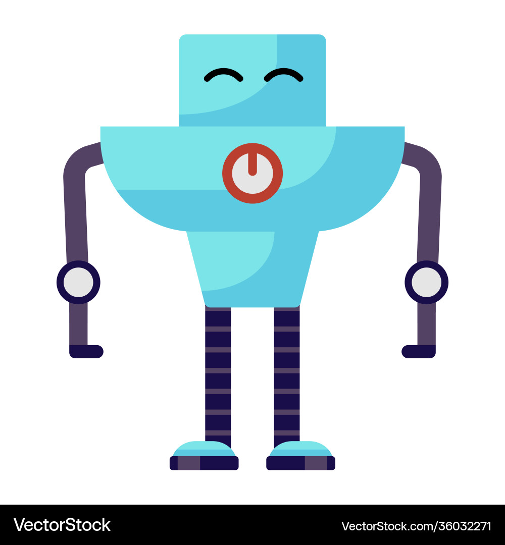 Power robot Vector Image