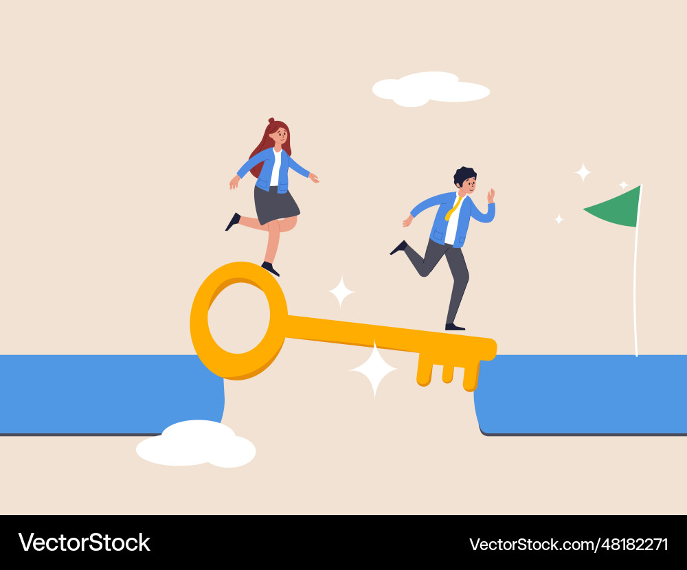 Resolution method or resolve concept key success Resolution method or resolve concept key success vector image