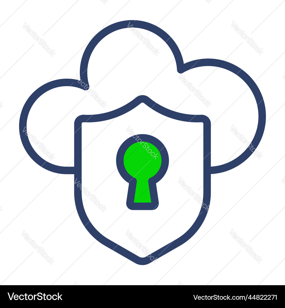 Security icon user interface as a simple sign vector image
