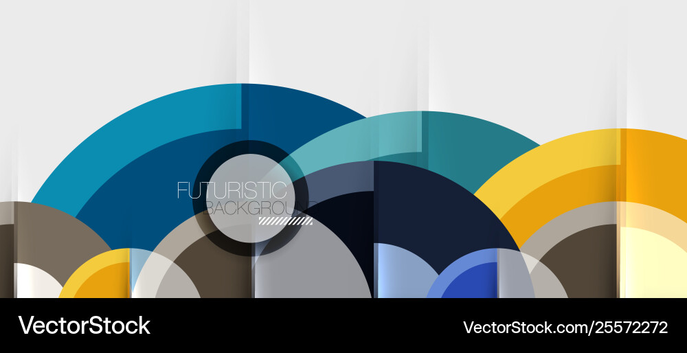 Geometric design abstract background - circles Geometric design abstract background - circles vector image