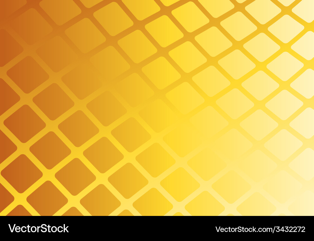 Yellow grid stripe background Vector Image