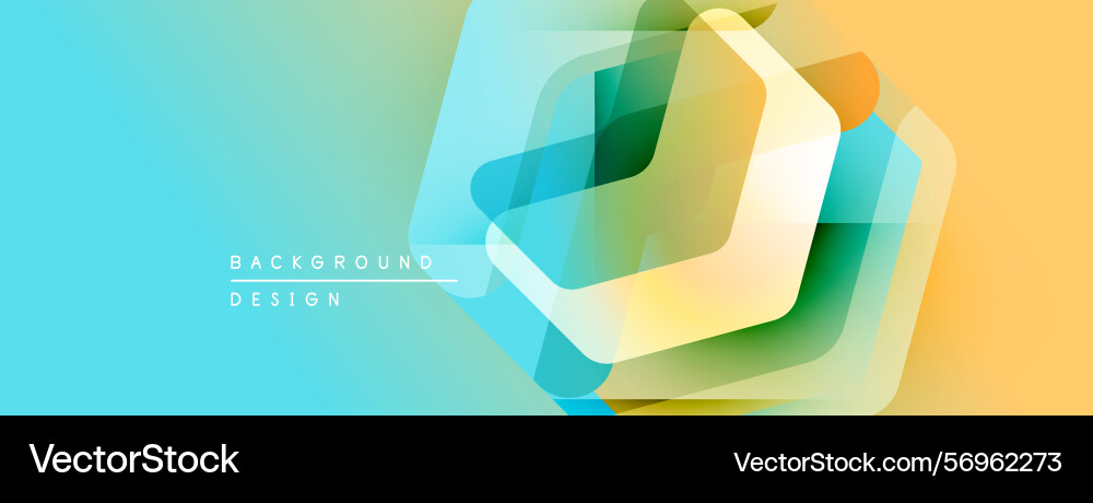 Abstract geometric shapes overlap creating Abstract geometric shapes overlap creating vector image