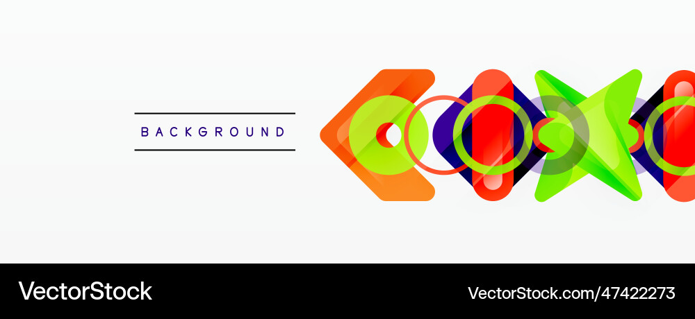 Abstract triangles and square minimal geometric Abstract triangles and square minimal geometric Vector Image