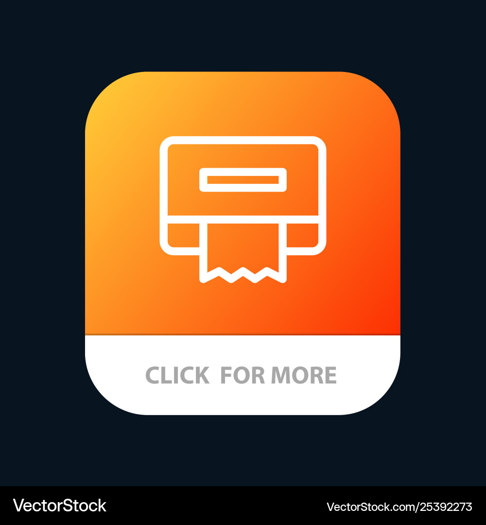 Cleaning paper tissue mobile app button android Cleaning paper tissue mobile app button android vector image