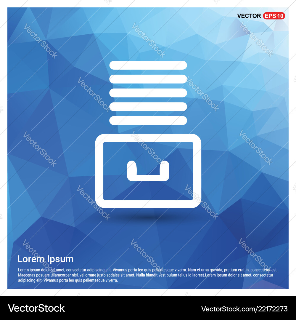 File stack icon vector image