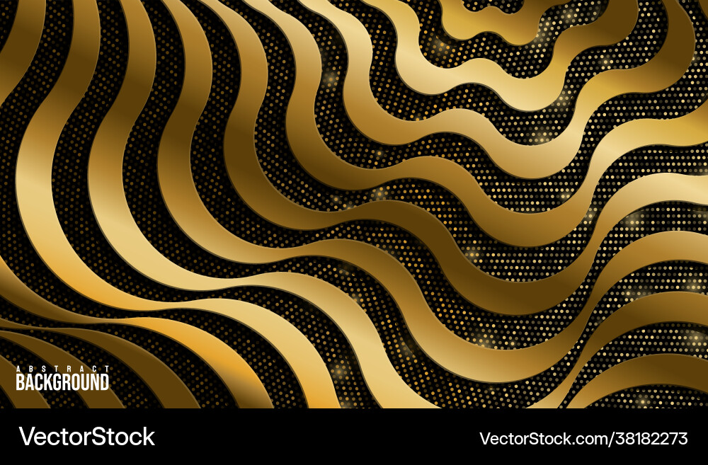 Luxury abstract black and gold color dark Luxury abstract black and gold color dark Vector Image