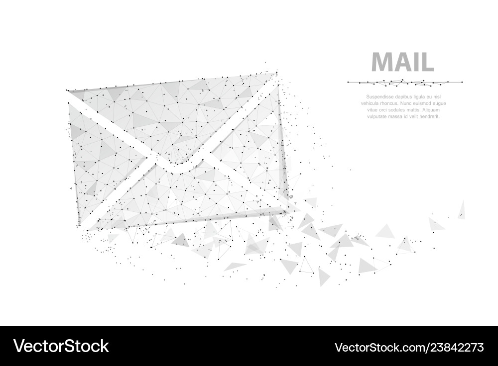 Message abstract envelope icon isolated Message abstract envelope icon isolated vector image