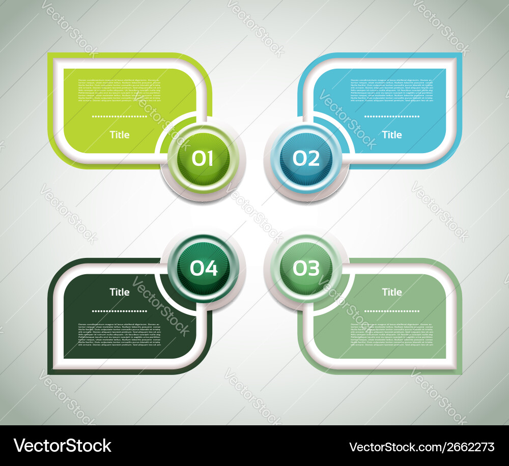 Progress background product choice or version Vector Image