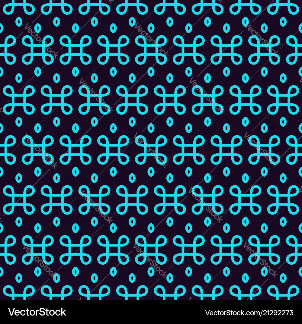Seamless pattern ornament of lines and curls Seamless pattern ornament of lines and curls vector image