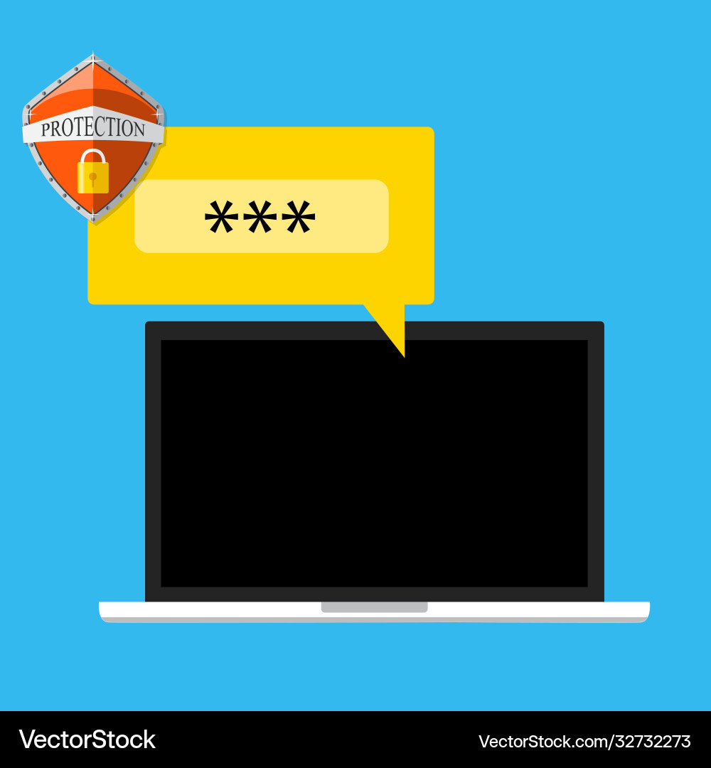 Smartphone and computer security two step Smartphone and computer security two step Vector Image