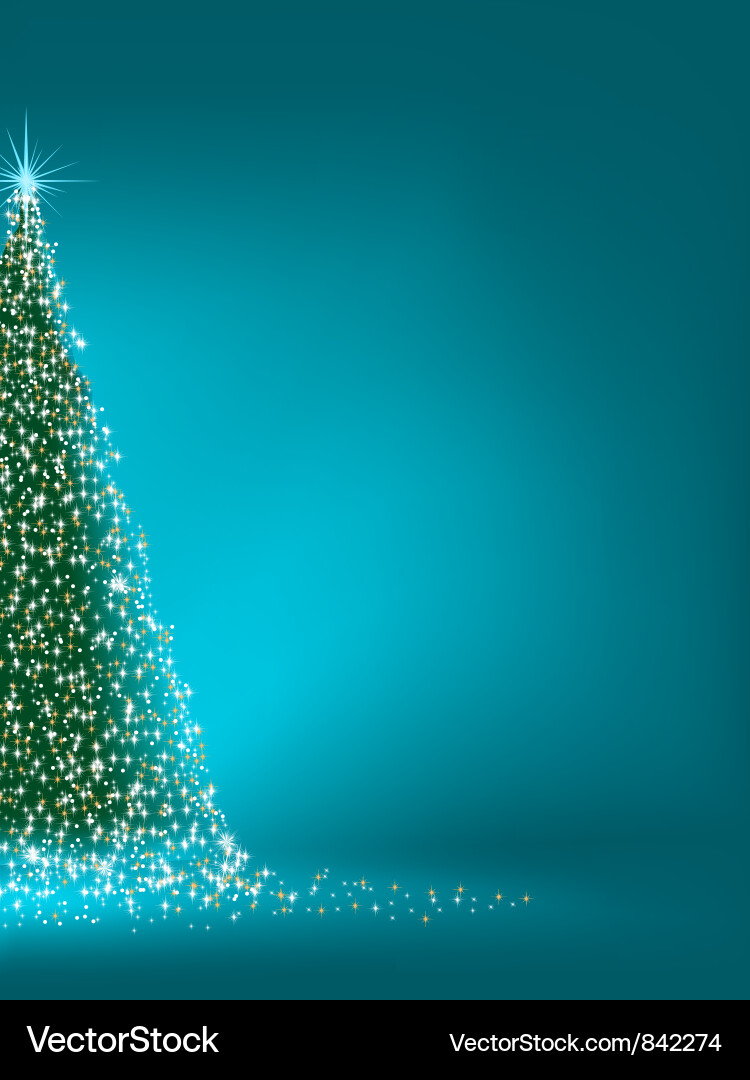 Abstract christmas tree Royalty Free Vector Image