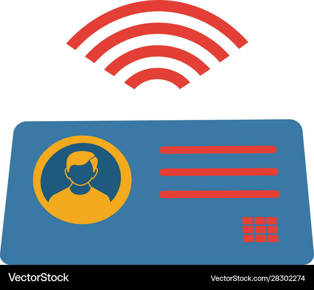 Digital key icon simple element from smart Digital key icon simple element from smart vector image