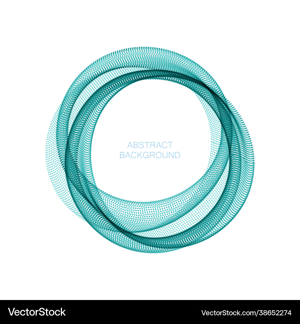 Digital Wave Abstract Background Vector Image