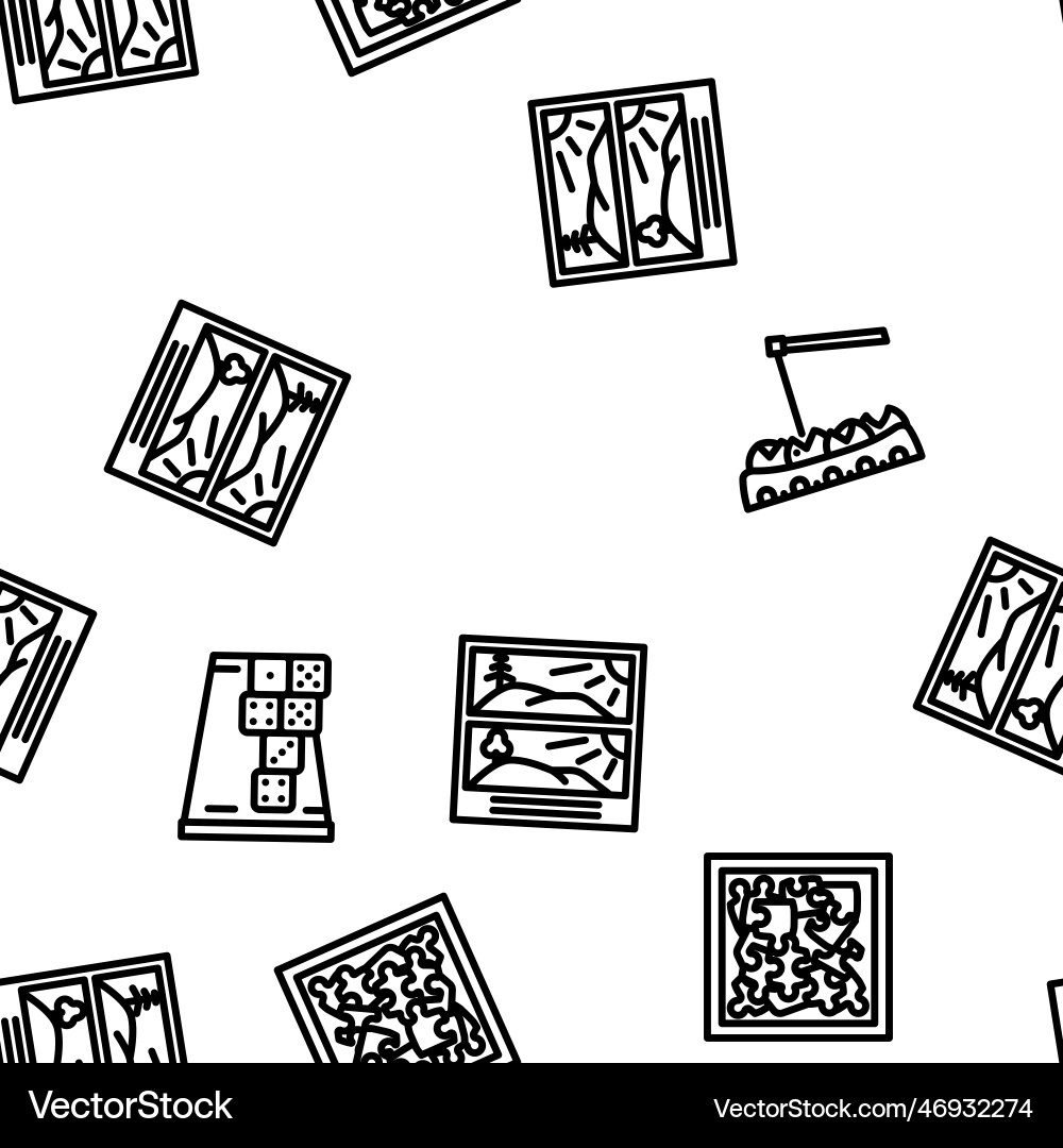 Game board table play seamless pattern Game board table play seamless pattern vector image