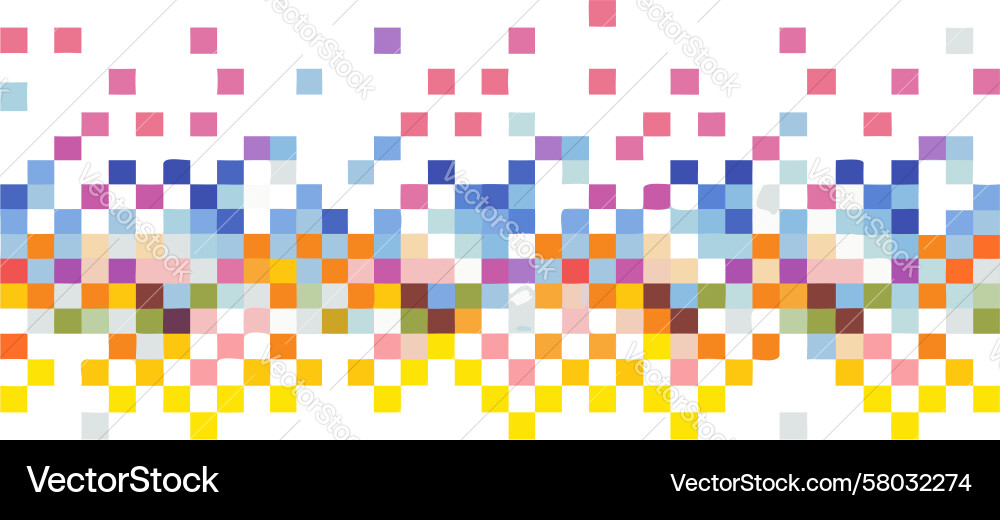 Pixelated Gradient Abstract Background Vector Image