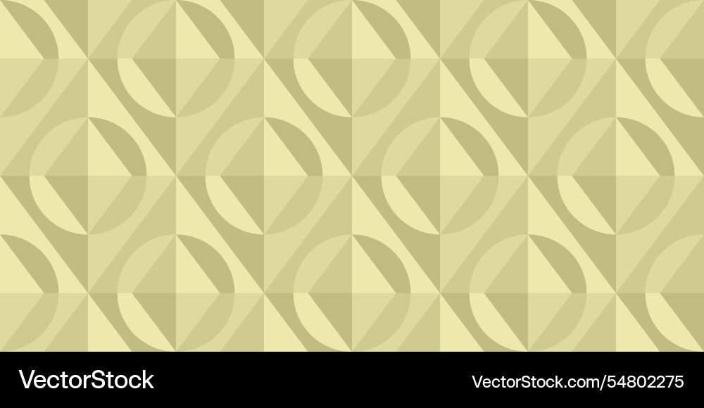 Retro-inspired geometric pattern with interlocking Vector Image