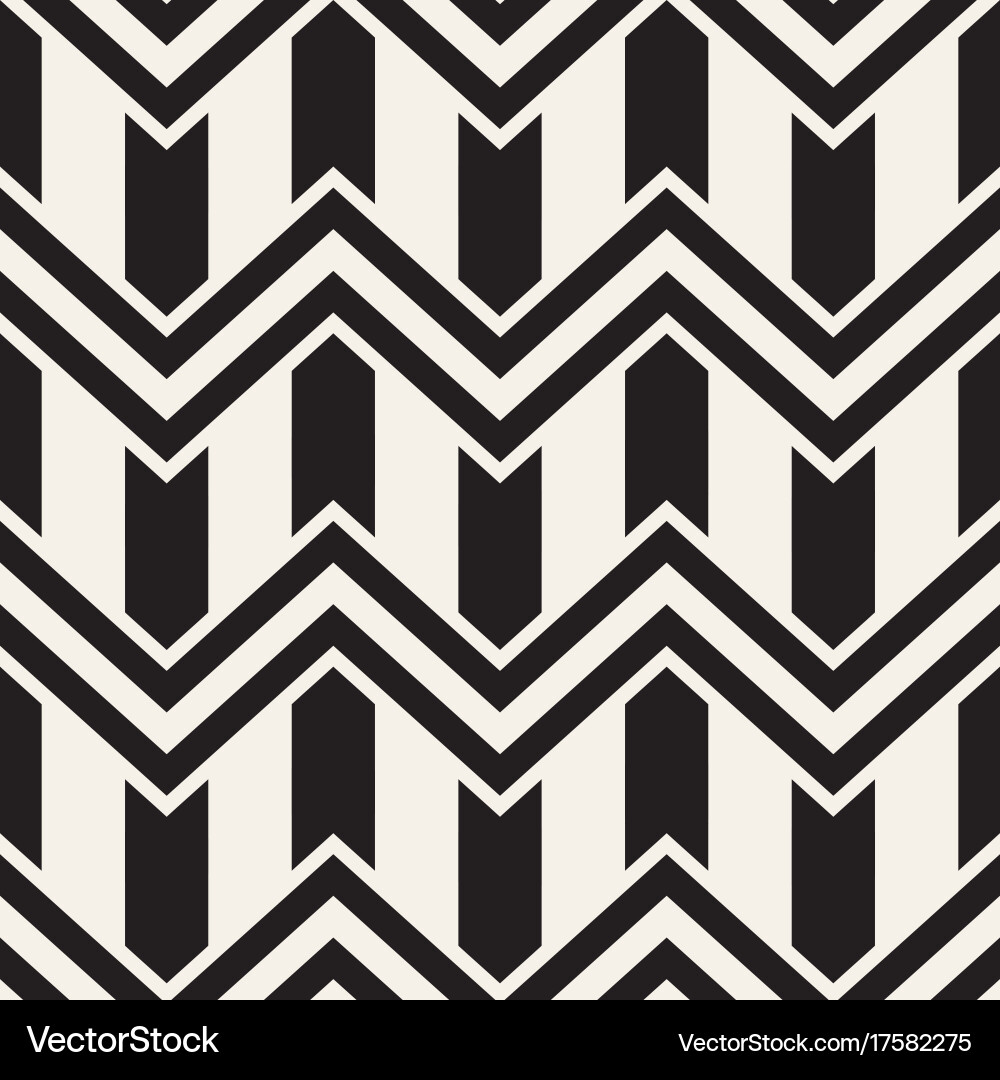 Seamless zigzag line pattern abstract Vector Image