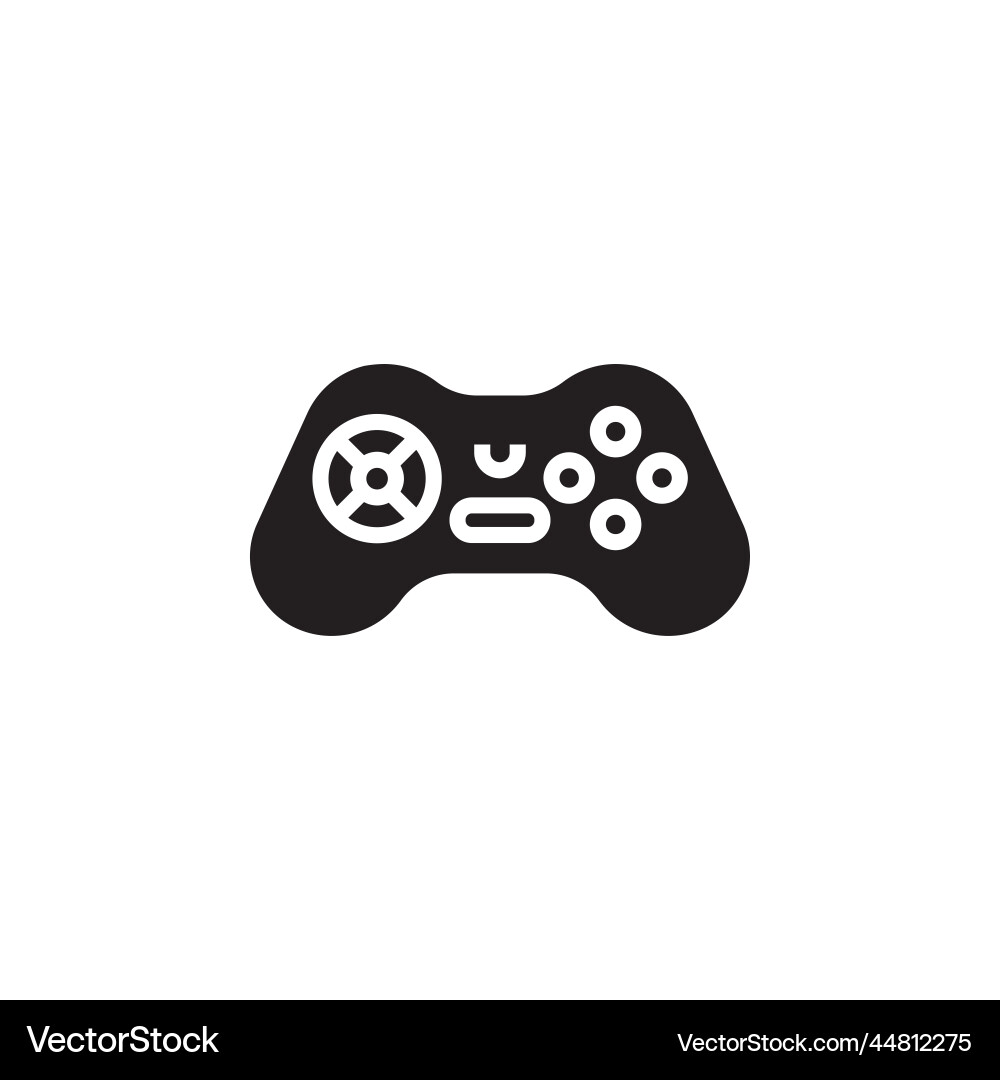 Stick game icon computer component solid Stick game icon computer component solid Vector Image