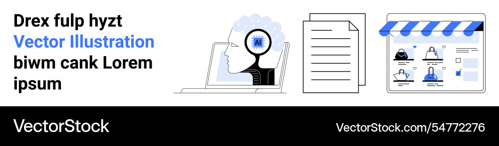 Exploring e-commerce trends with data analysis Vector Image