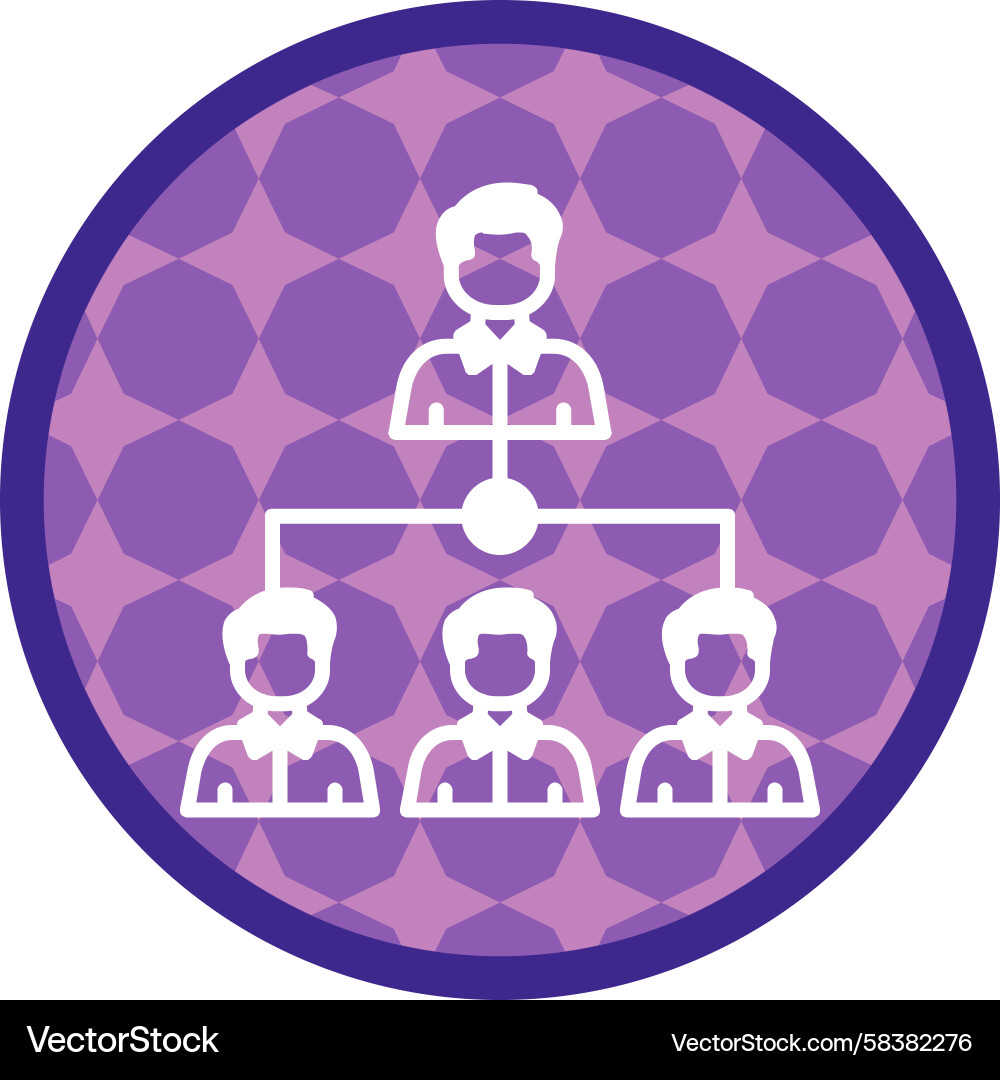 Hierarchical Structure Icon Vector Image