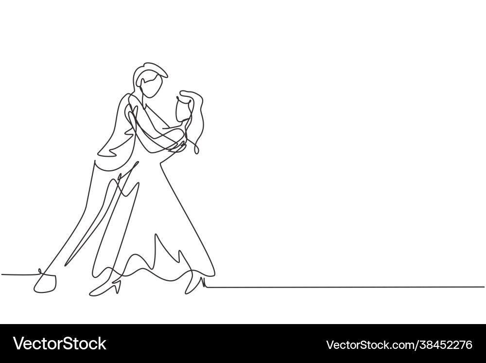 Romantic Dancer Couple Tango Royalty Free Vector Image