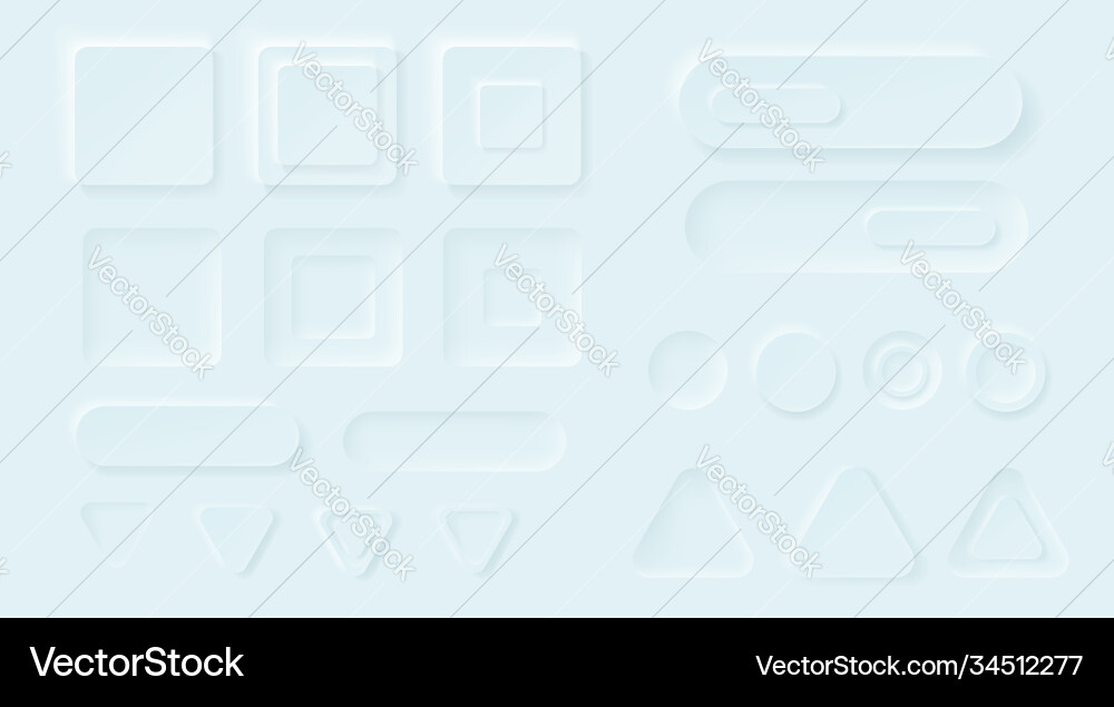 Control buttons mockup media player interface Control buttons mockup media player interface vector image