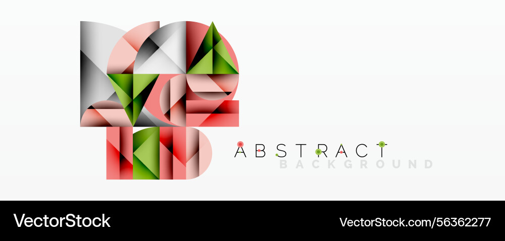 Geometric shapes overlap creating modern abstract Geometric shapes overlap creating modern abstract Vector Image