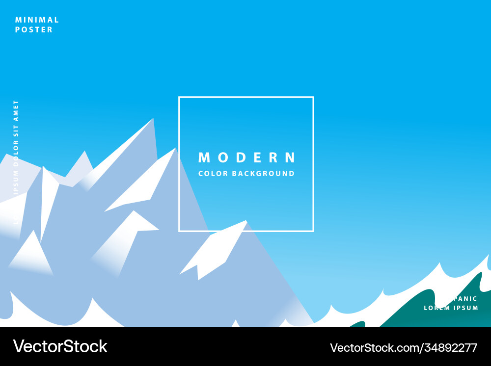Gradient background modern with colorful style vector image