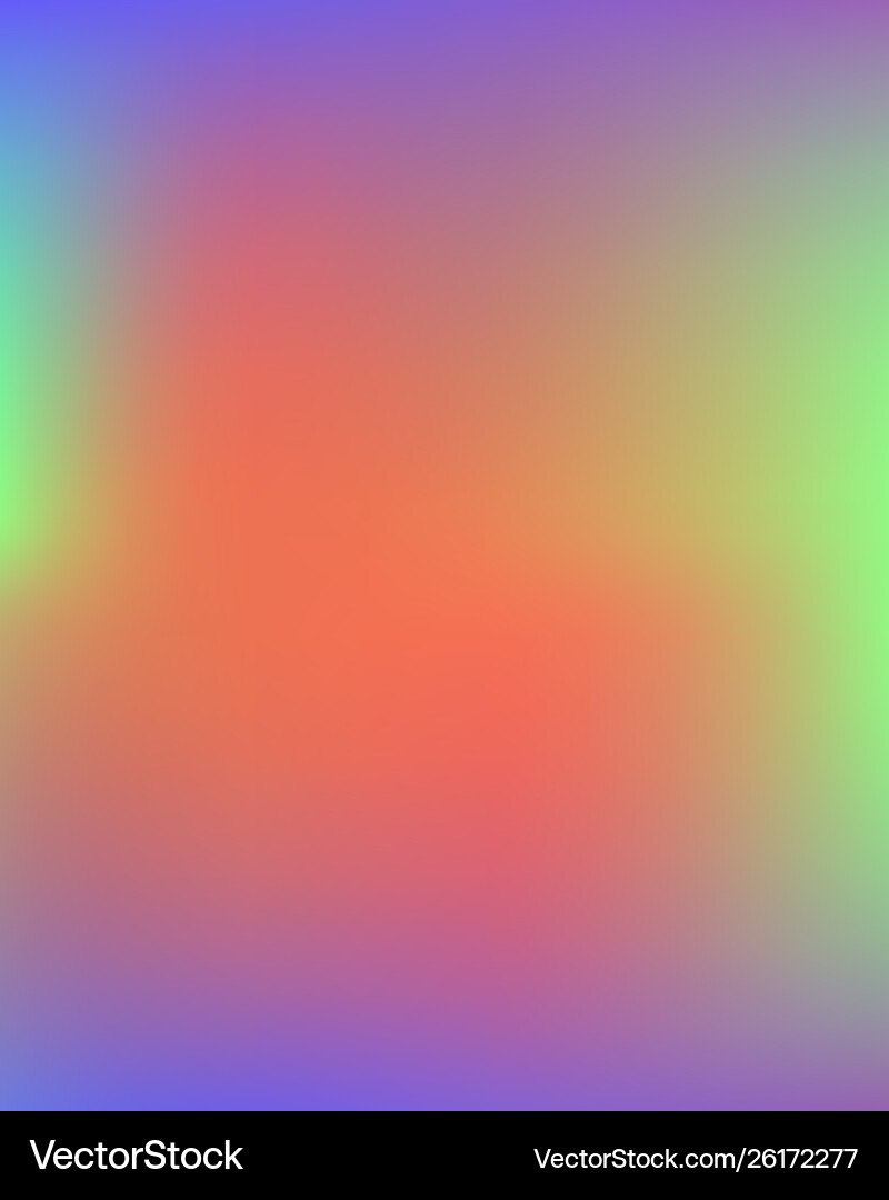Gradient mesh painted in different colors vector image