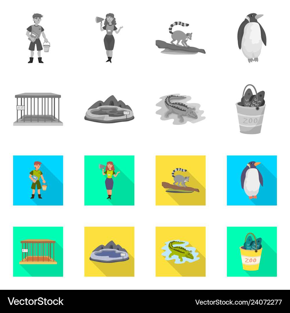 Isolated object of nature and fun icon set Isolated object of nature and fun icon set vector image