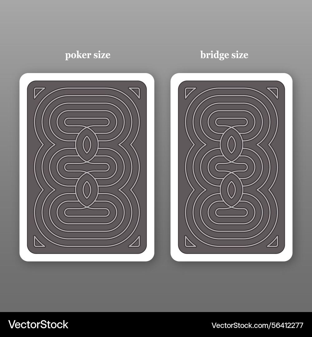 Playing card reverse side Vector Image