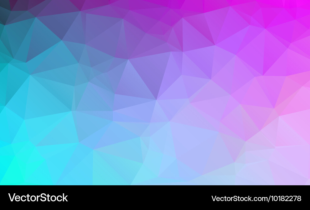Abstract Colorful Polygon Background vector image
