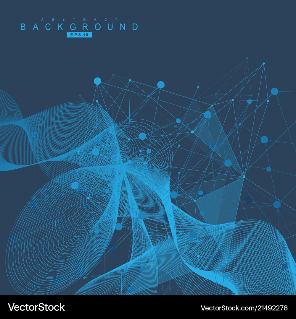 Big data visualization background modern Big data visualization background modern vector image