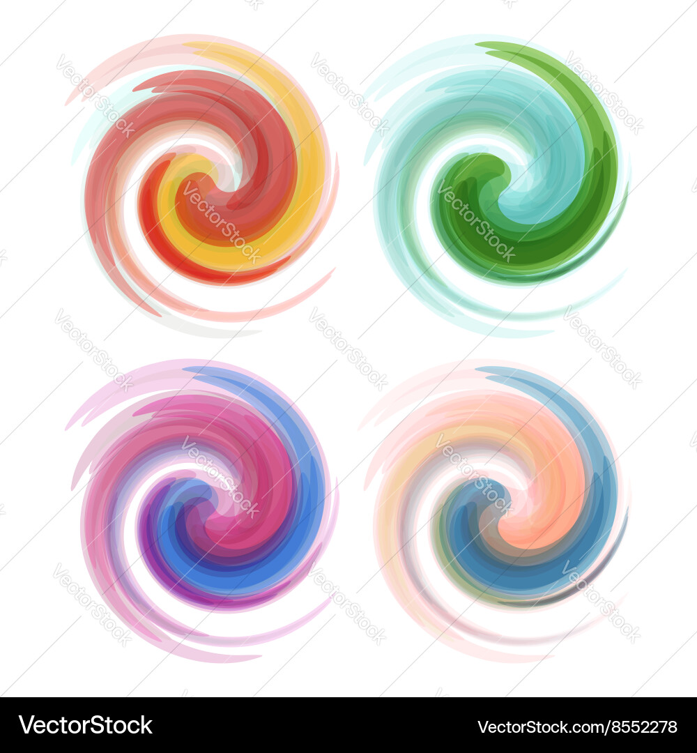 Dynamic flow swirl background Vector Image