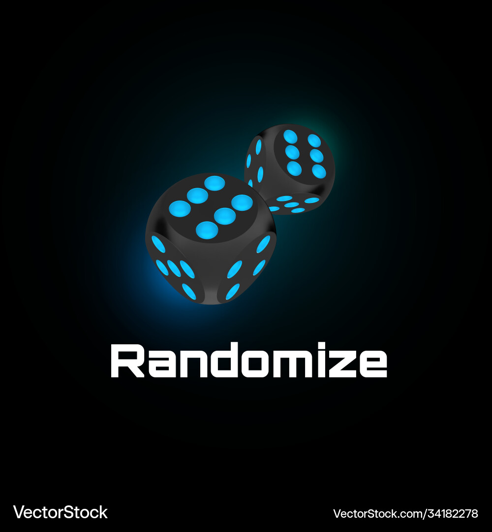 Random Number Generator Concept vector image