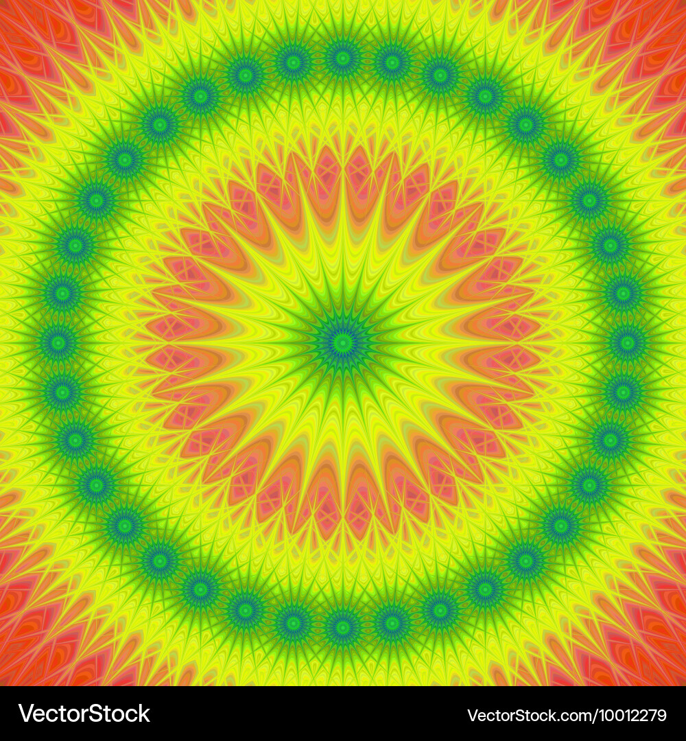 Abstract Swirl Fractal Pattern vector image