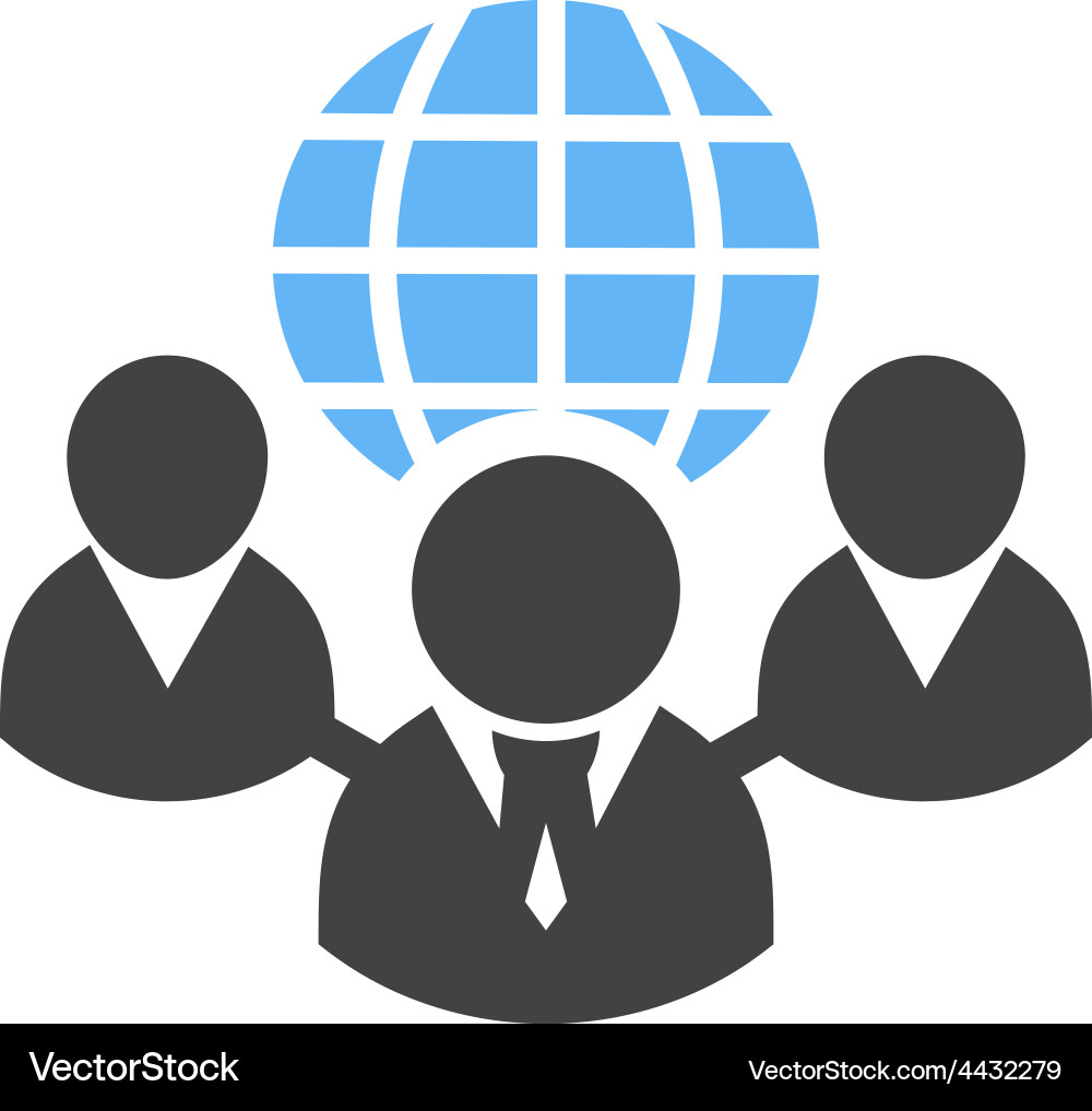 Client Server Network vector image