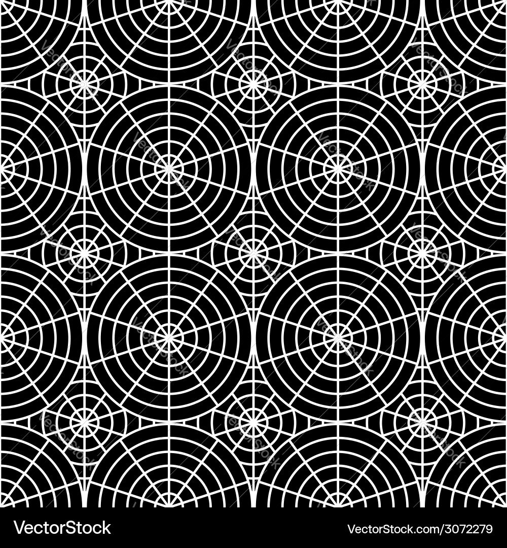 Design seamless monochrome spider web pattern Vector Image