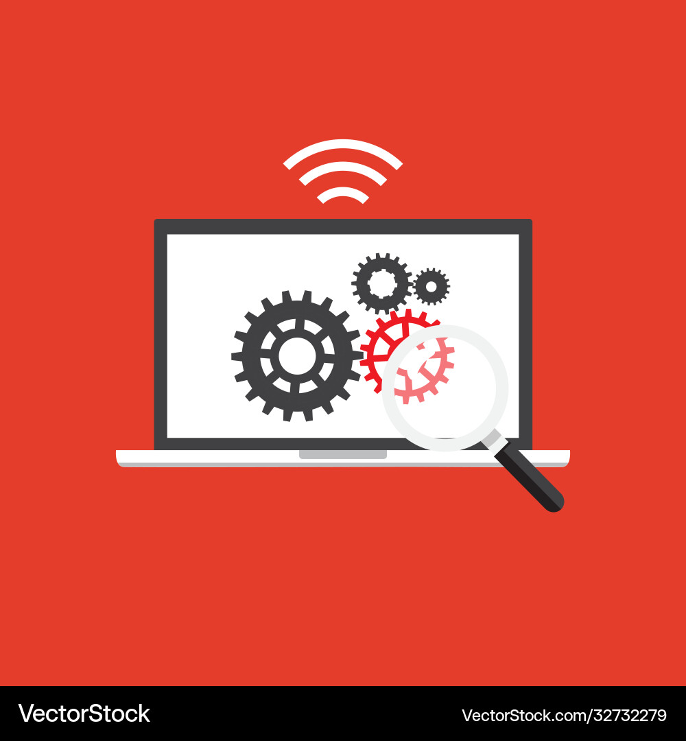 Information and development website statistic Information and development website statistic vector image