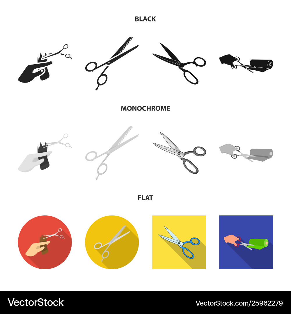 Isolated object scissor and craft symbol set vector image